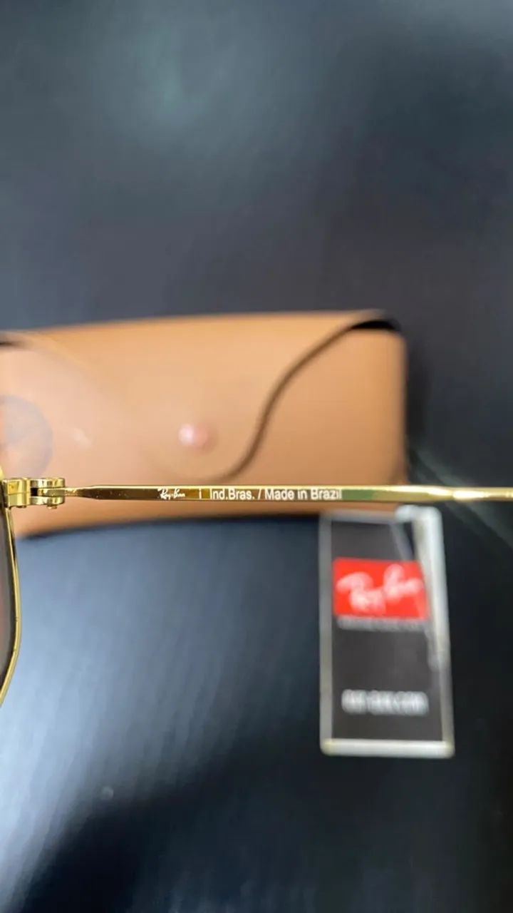 Óculos de sol Ray-ban espelhado - Foto 2