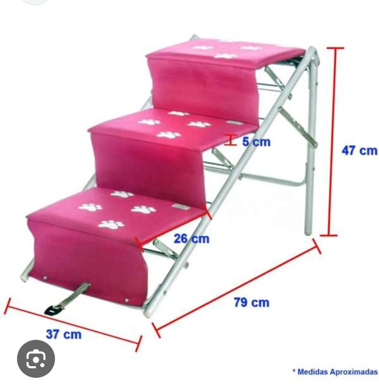 Escada e rampa para pets Tubline  - Foto 4