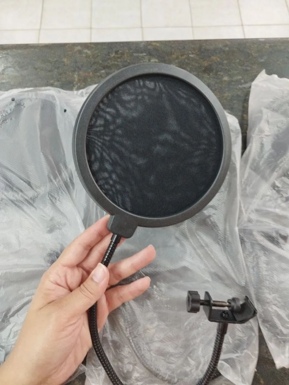 Filtros para microfone com 6 unidades