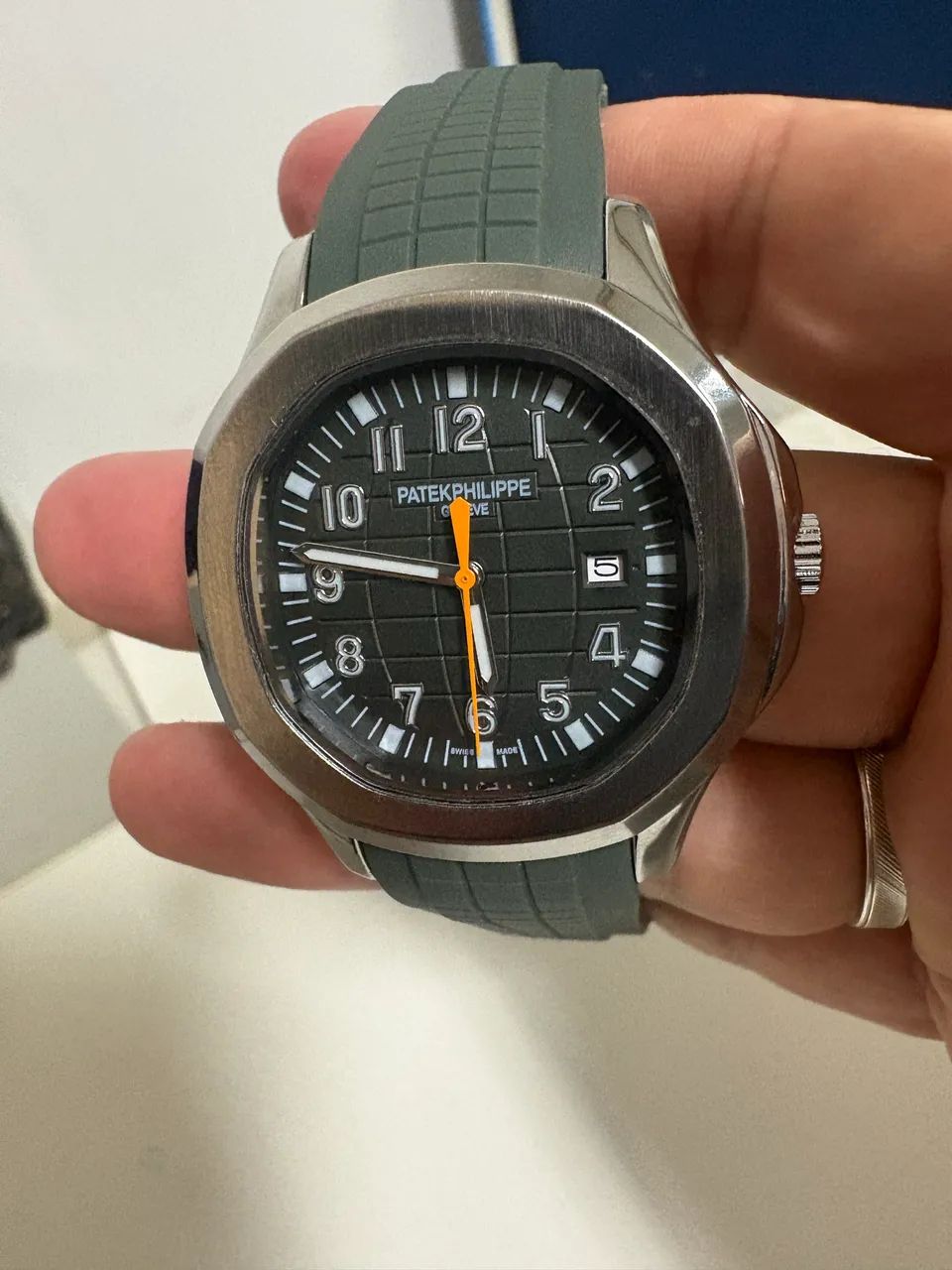 Relogio PATEK PHILIPPE AQUANOUT verde - Foto 5