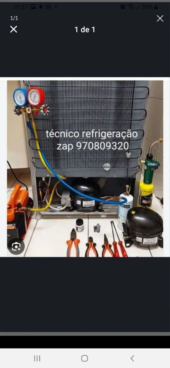 Serviços refrigeração 