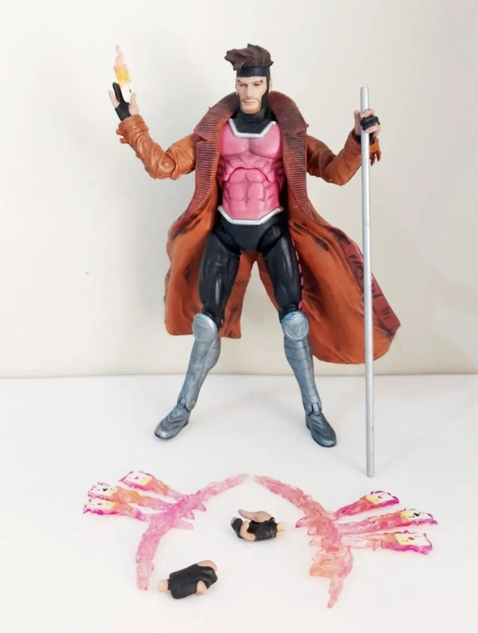 Action Figure Marvel Select X-Men Gambit Diamond Original 18cm completo - Foto 2