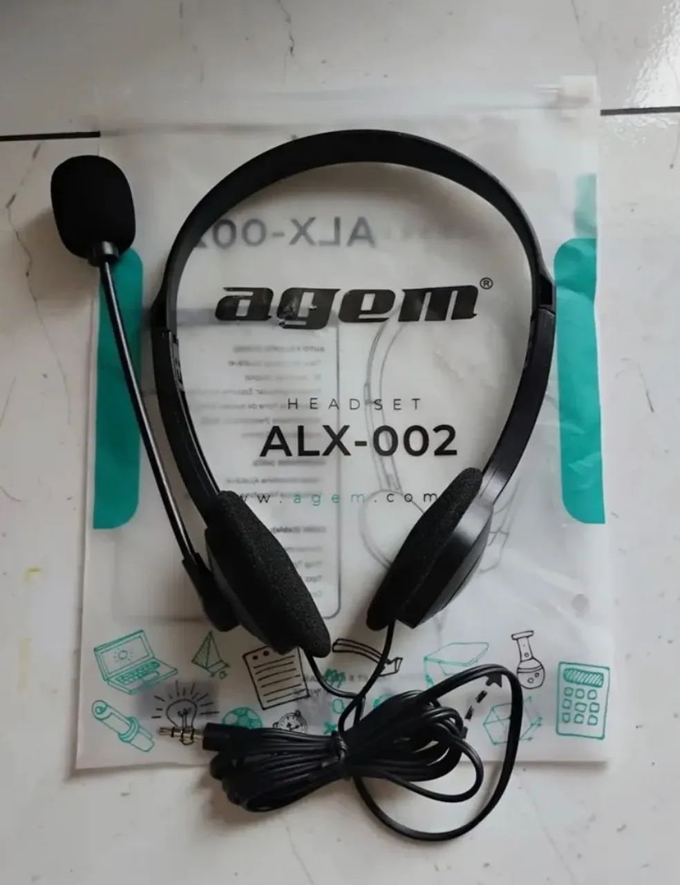 Fone com microfone 