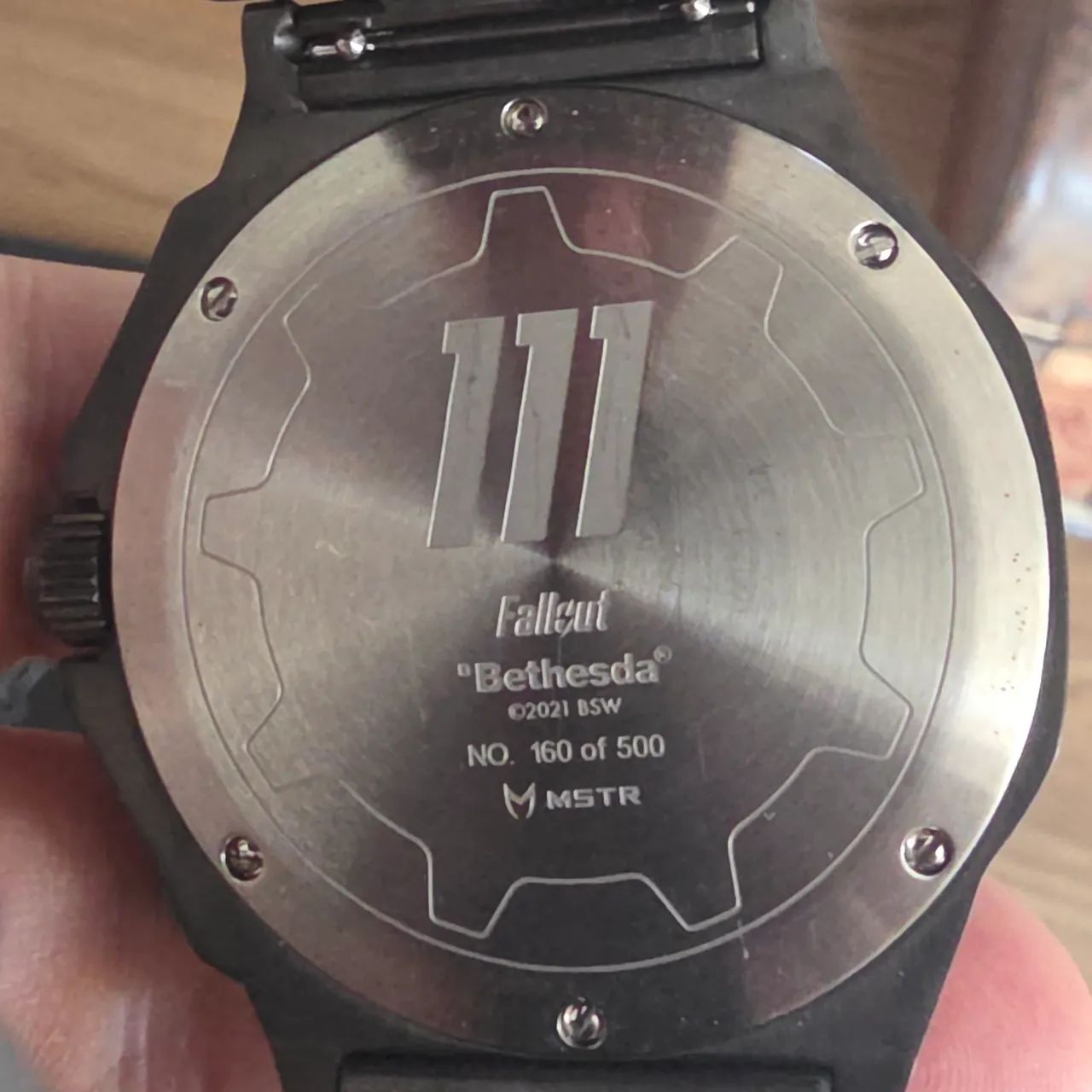 Relógio (Colecionador) Fallout Vault 111 Administrator Quartz Watch 160 Official Bethesda - Foto 6