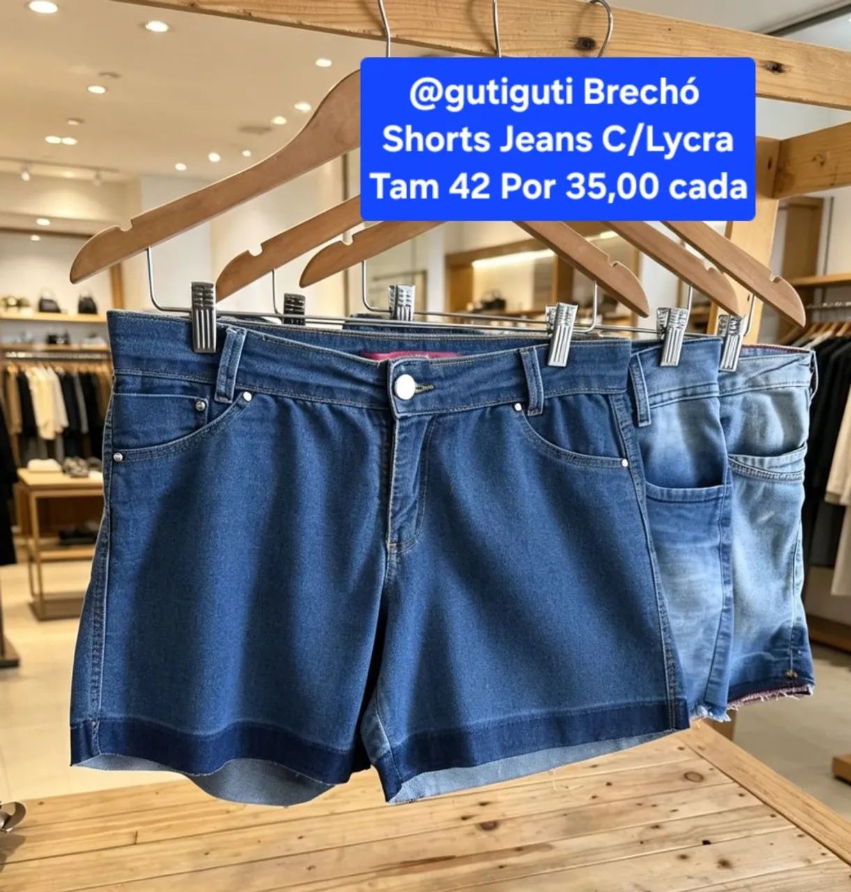 Short jeans 03 por so - Foto 3