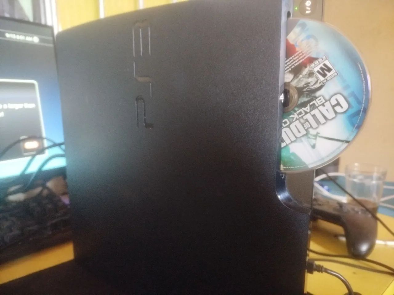 Ps3 slim perfeito estado desbl - Foto 2