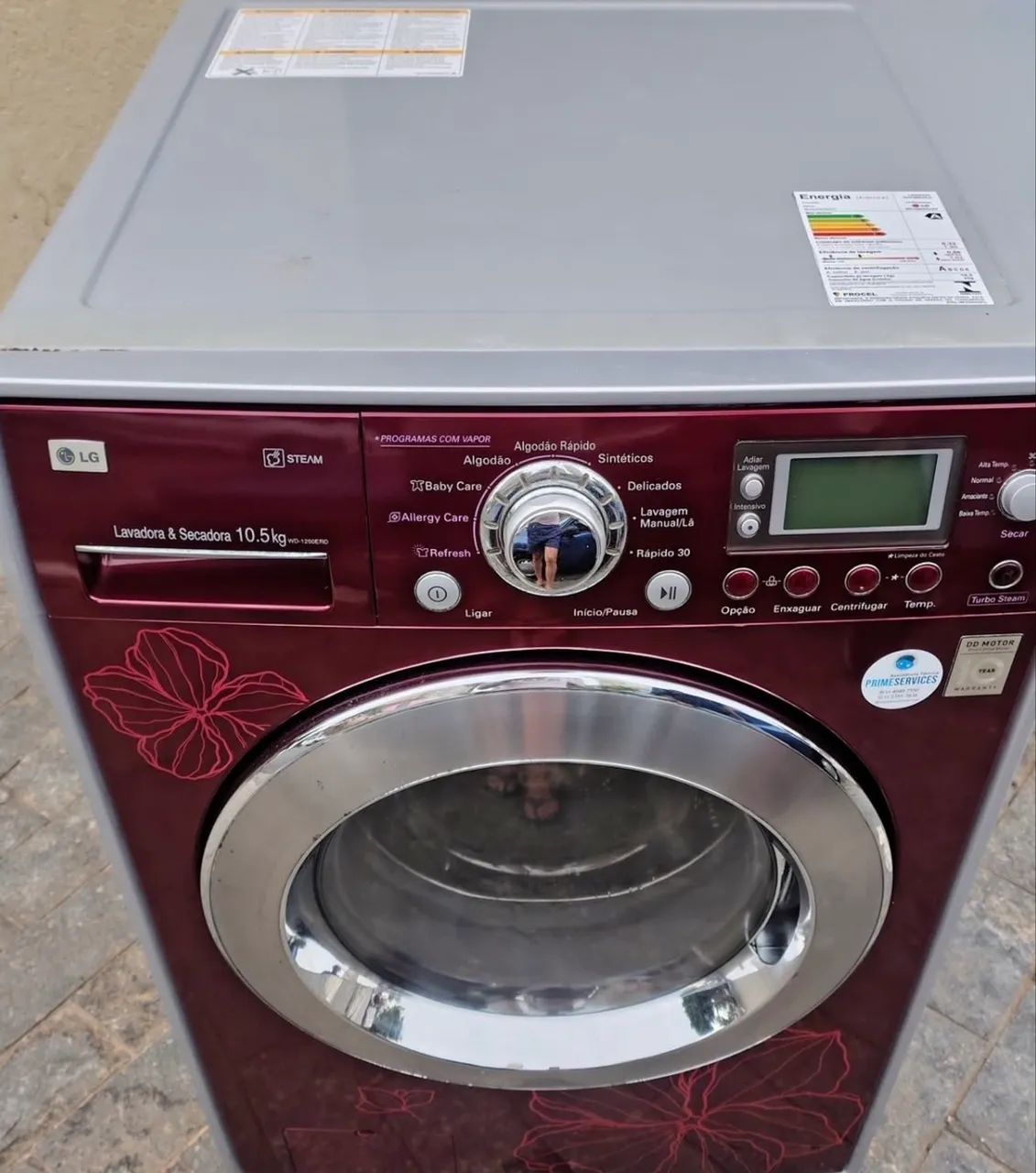 Lava e seca LG inox Entrego Grátis  - Foto 3