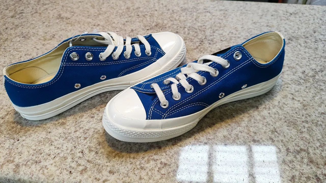 Converse Chuck 70 x Comme des Garçons PLAY CDG Original - Sem Caixa - Foto 3
