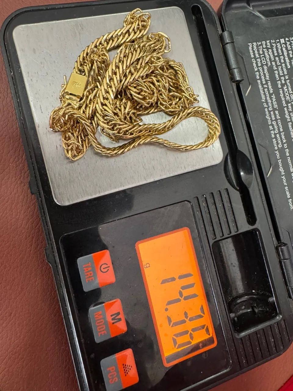 Corrente Groumet de ouro 18k procedência garantia eterna - Foto 3