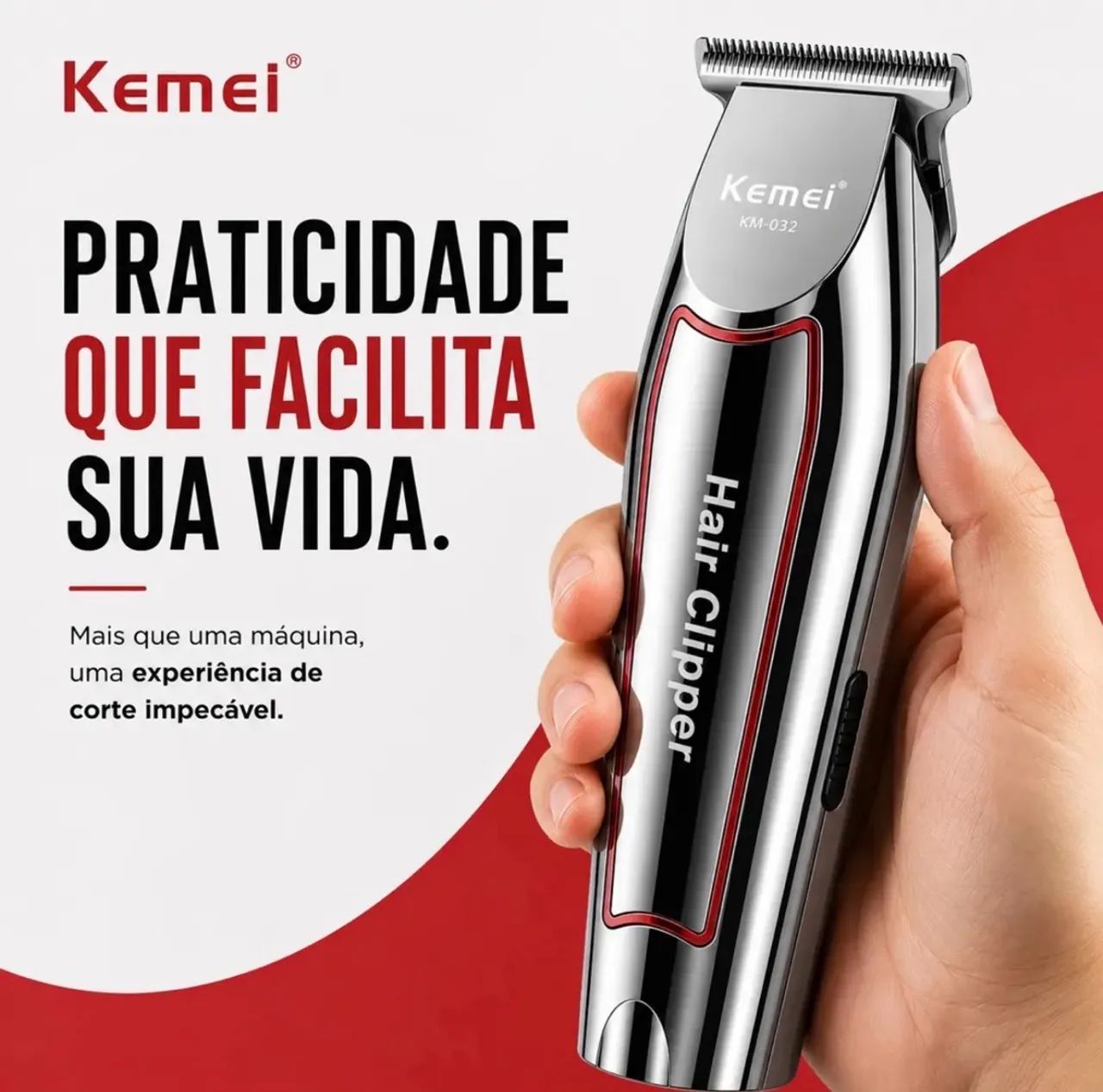 Máquina de corte e acabamento Kemei nova ! - Foto 3