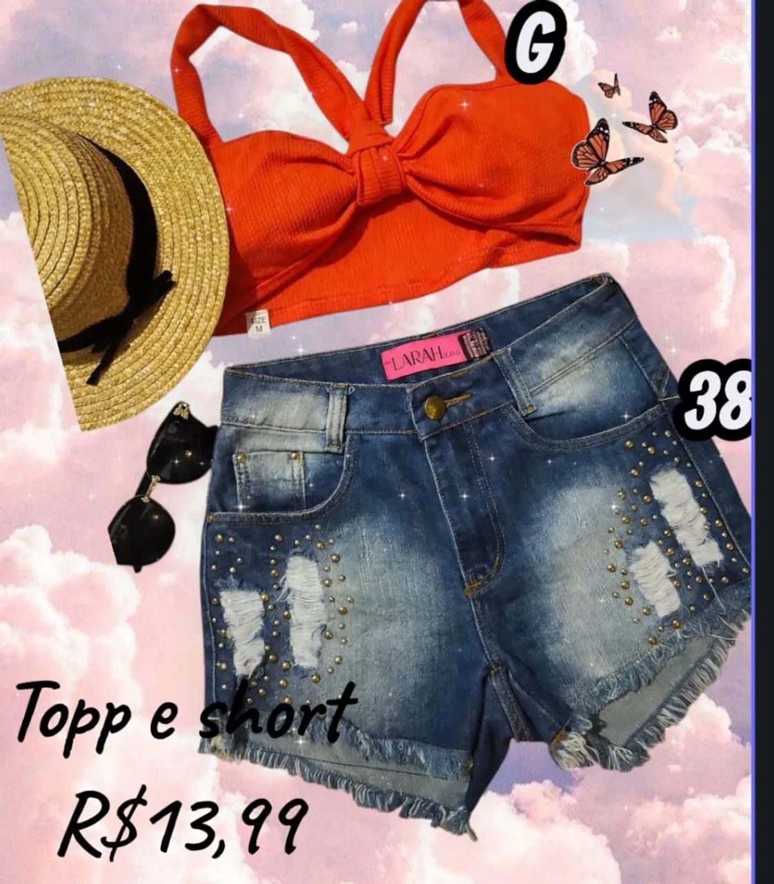 Short e top 