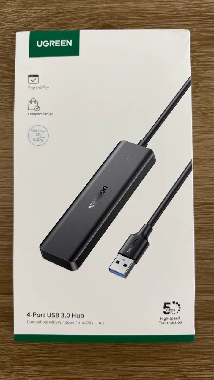 HUB USB 3.0 UGREEN NOVO