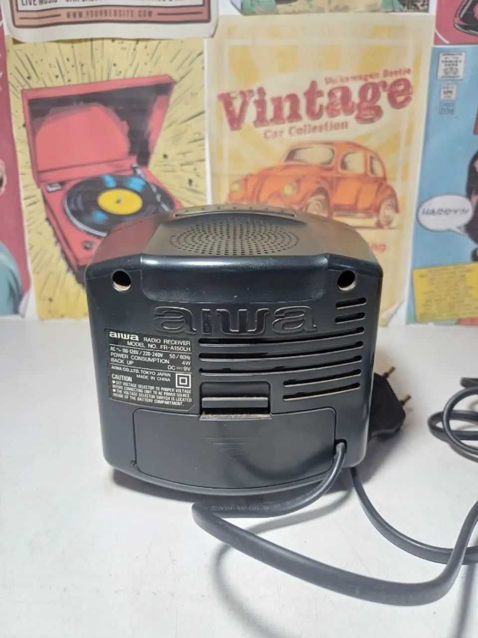 Rádio relógio alarme AIWA sem teste  - Foto 2