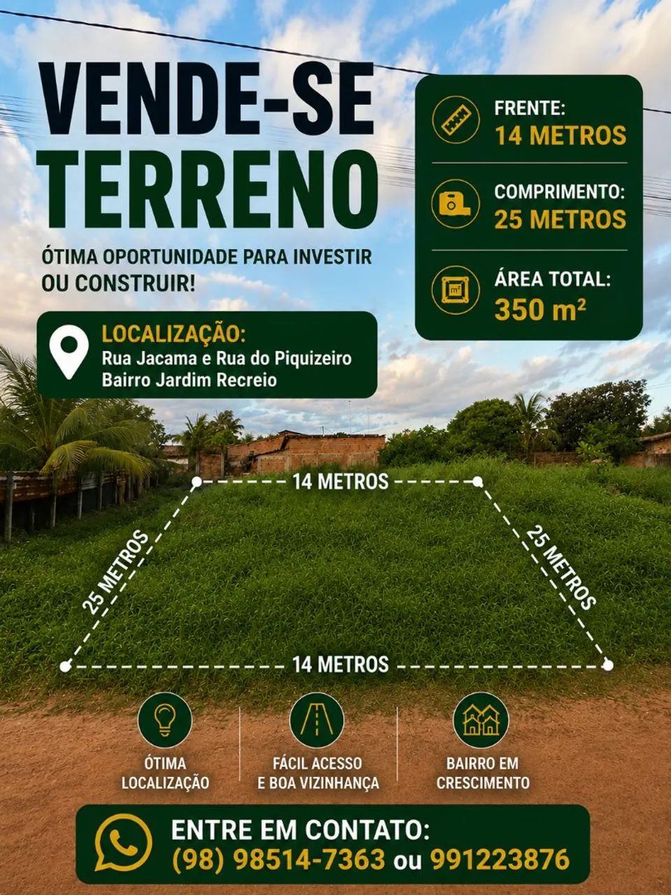 Terreno a venda 