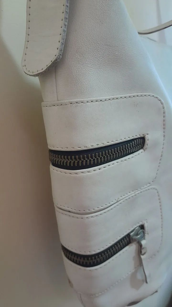Bolsa Italiana-Couro. - Foto 5