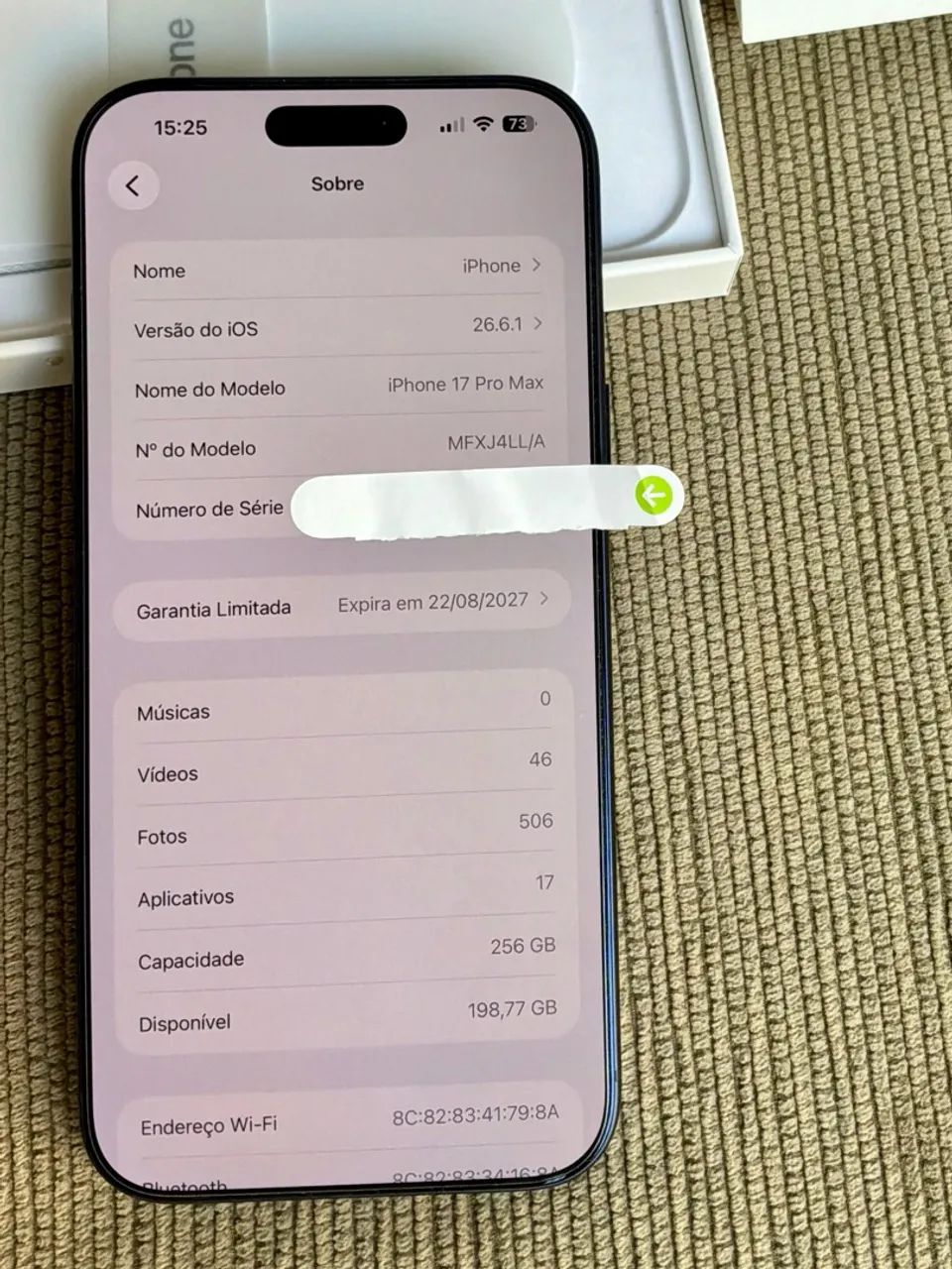iPhone 17 Pro Max 256 GB Azul-profundo | Bateria 100% | Impecável - Foto 5