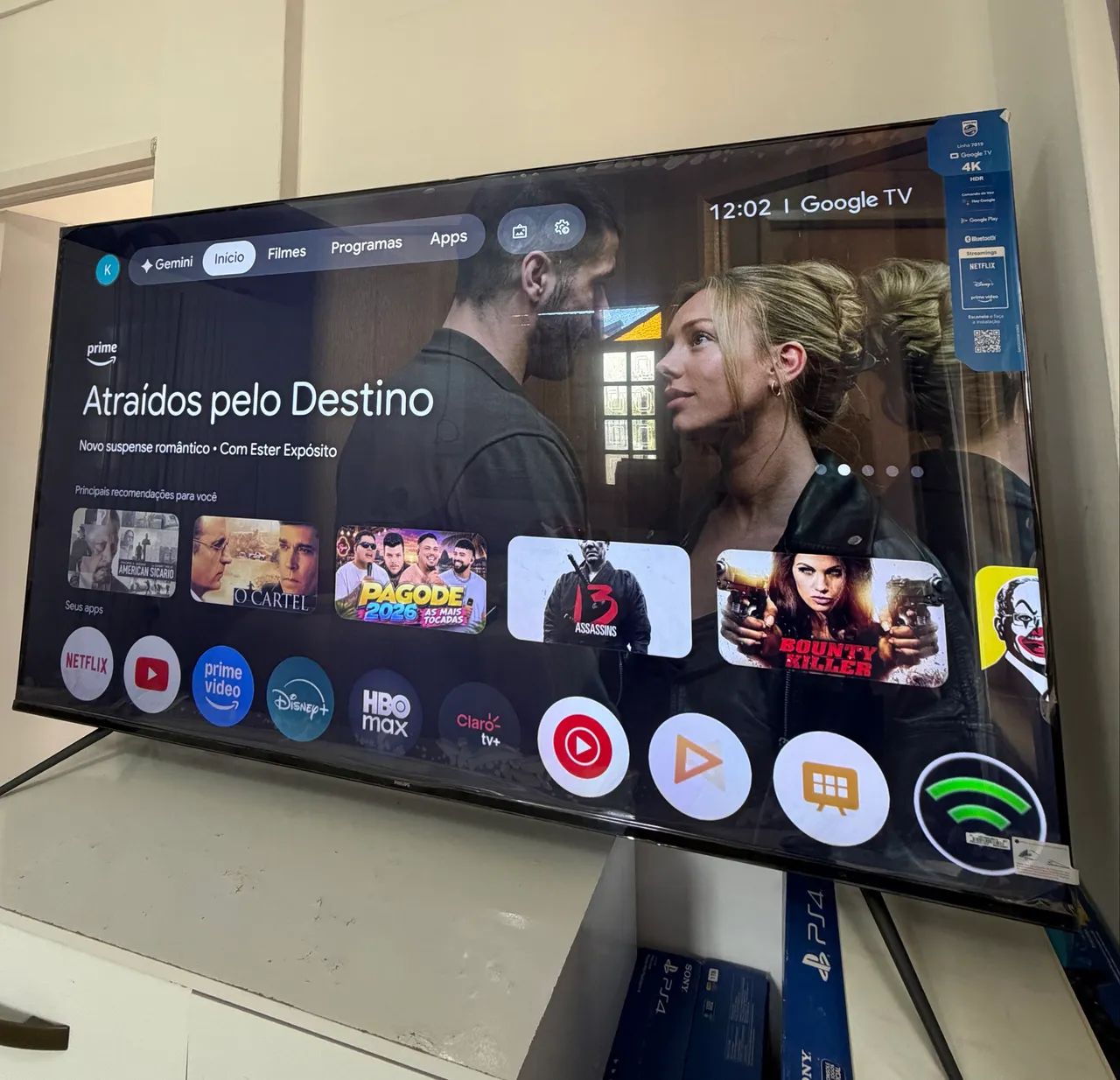 TV PHILIPS SMART 4K - 70 POLEGADAS | 2 MESES DE USO - C/ NOTA FISCAL