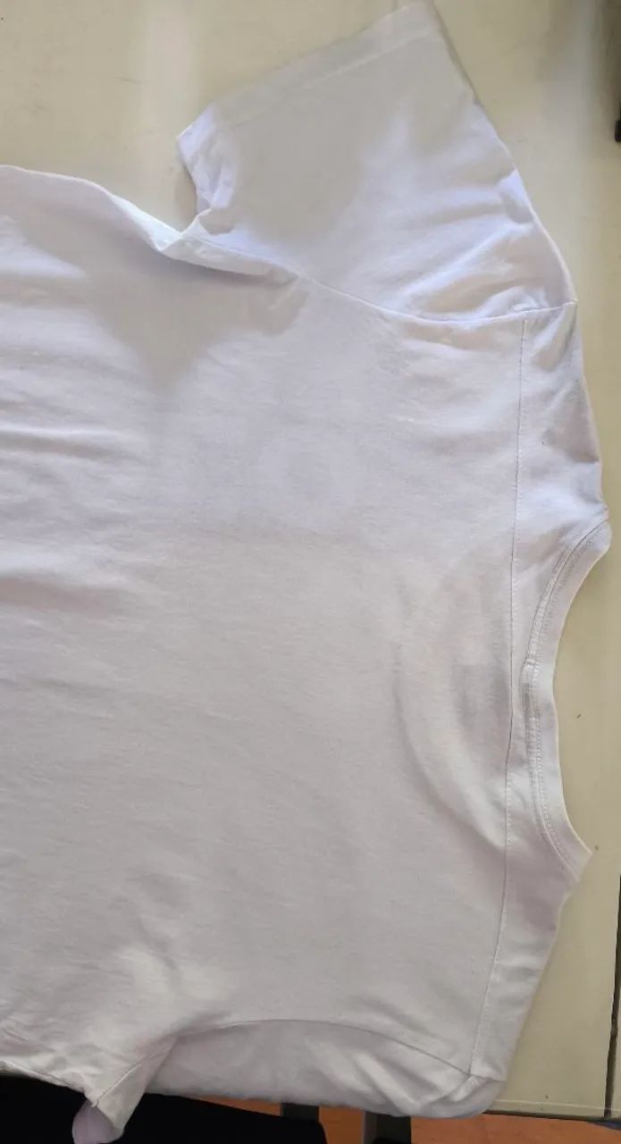 Camiseta branca marca Polo - Foto 5