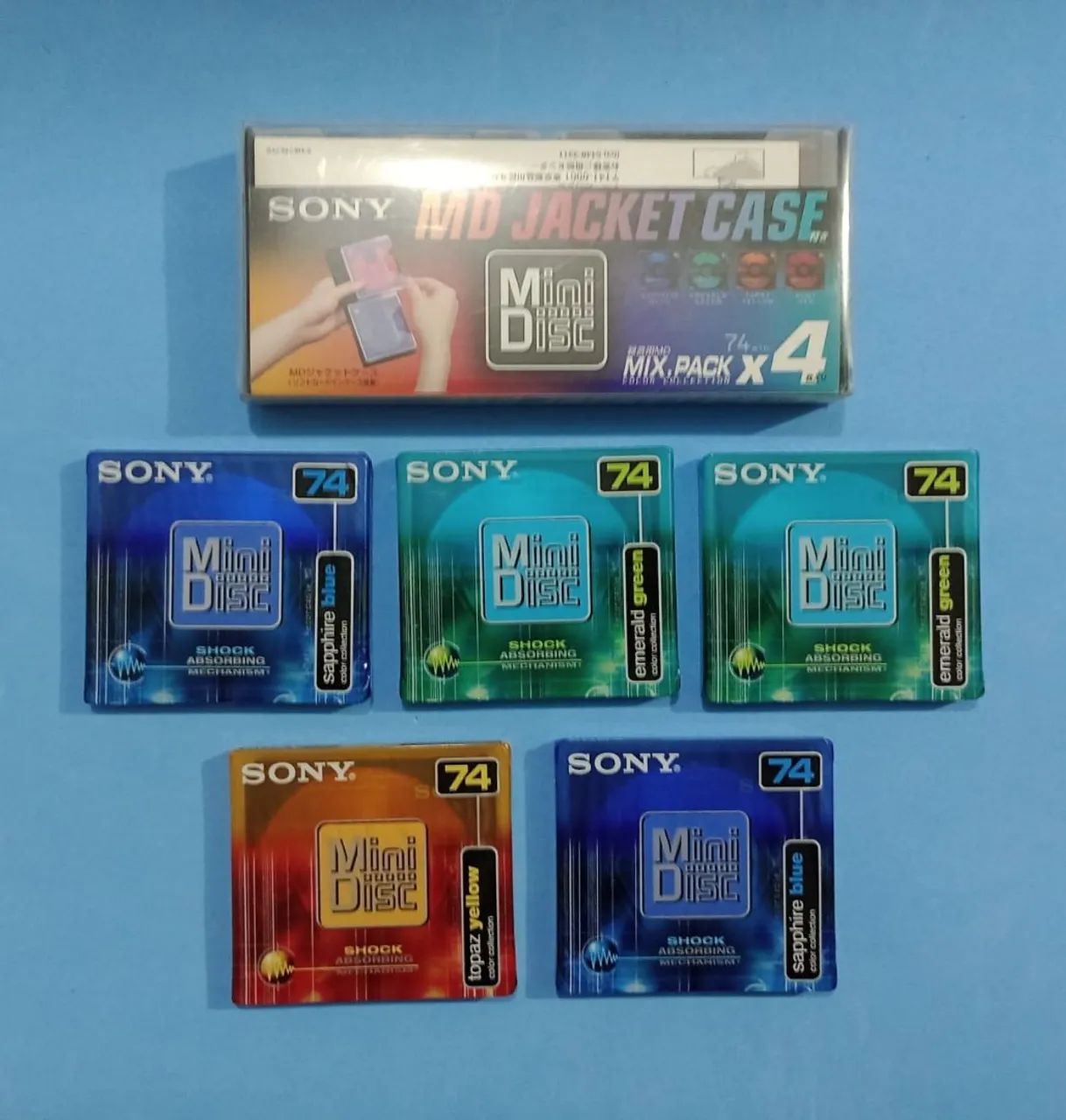 Lote Mini Disc Sony, Mini cds Gravaveis 