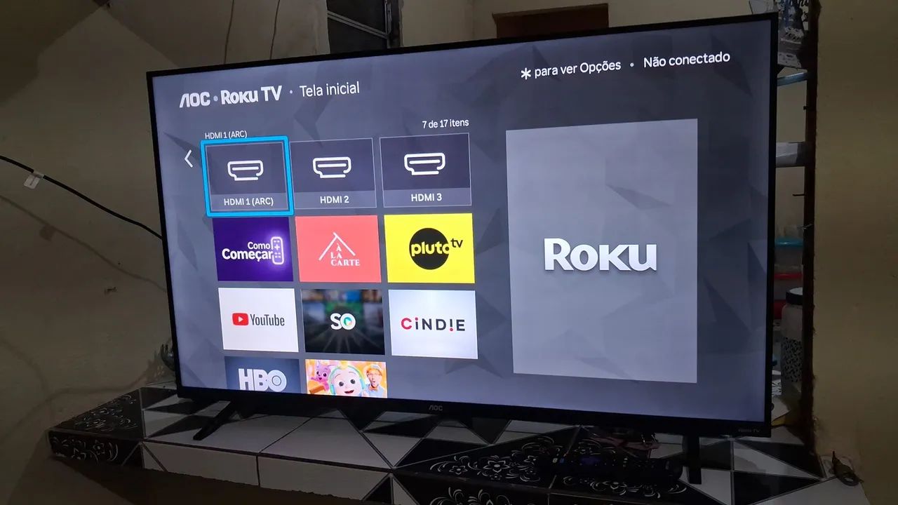 Vendo do TV smart 43 in nova retirada em  Mosqueiro - Foto 2