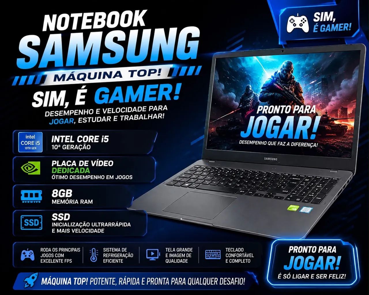 Notebook Samsung i5 