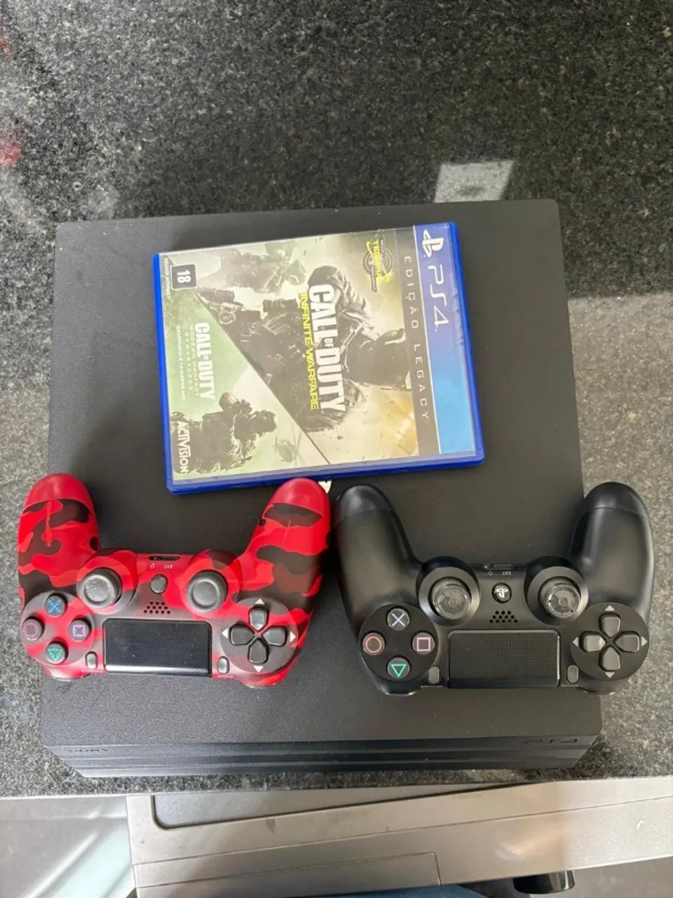 PS4 PRO USADO 1TB COM 2 CONTROLES - Foto 4