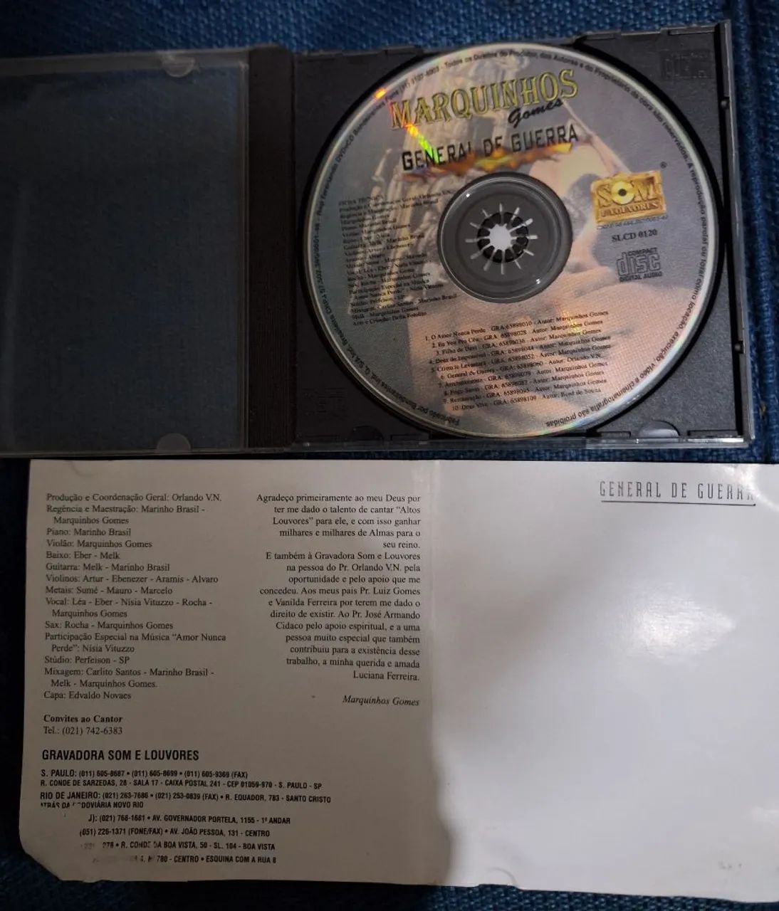 CD GENERAL DE GUERRA- MARQUINHOS GOMES - Foto 2