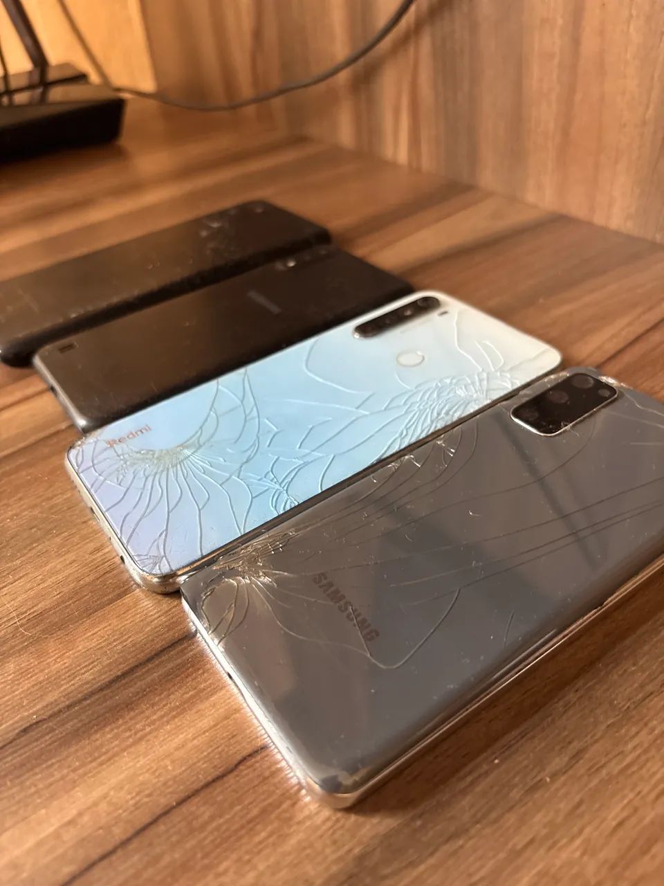 Kit 4 smartphones para conserto 