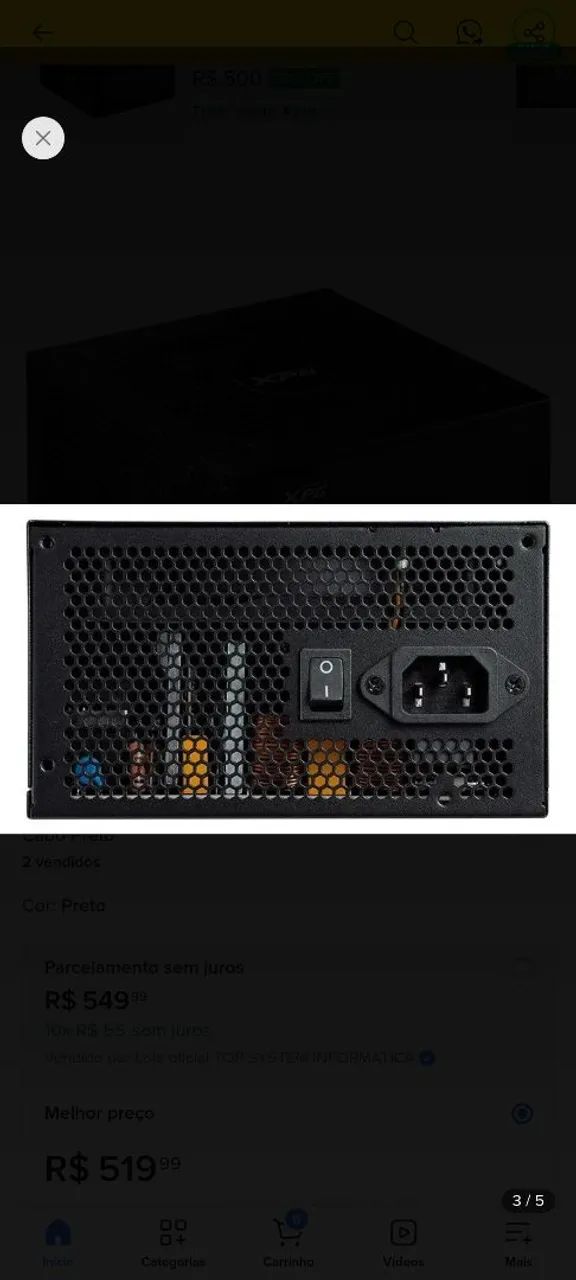 Fonte kiber 750w - Foto 2
