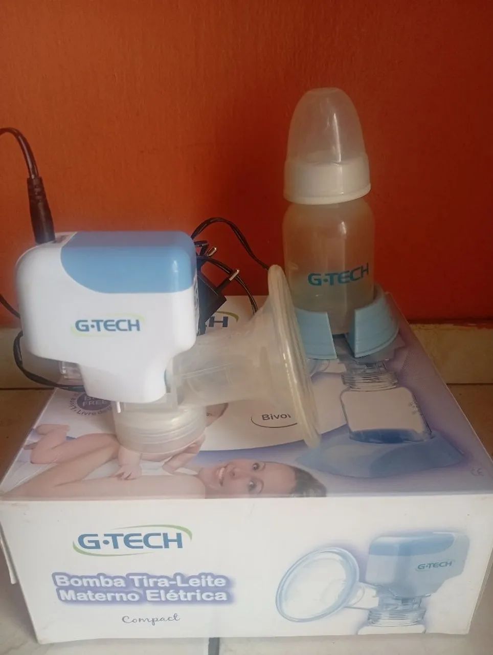 Bomba de tirar leite materno - Elétrico 