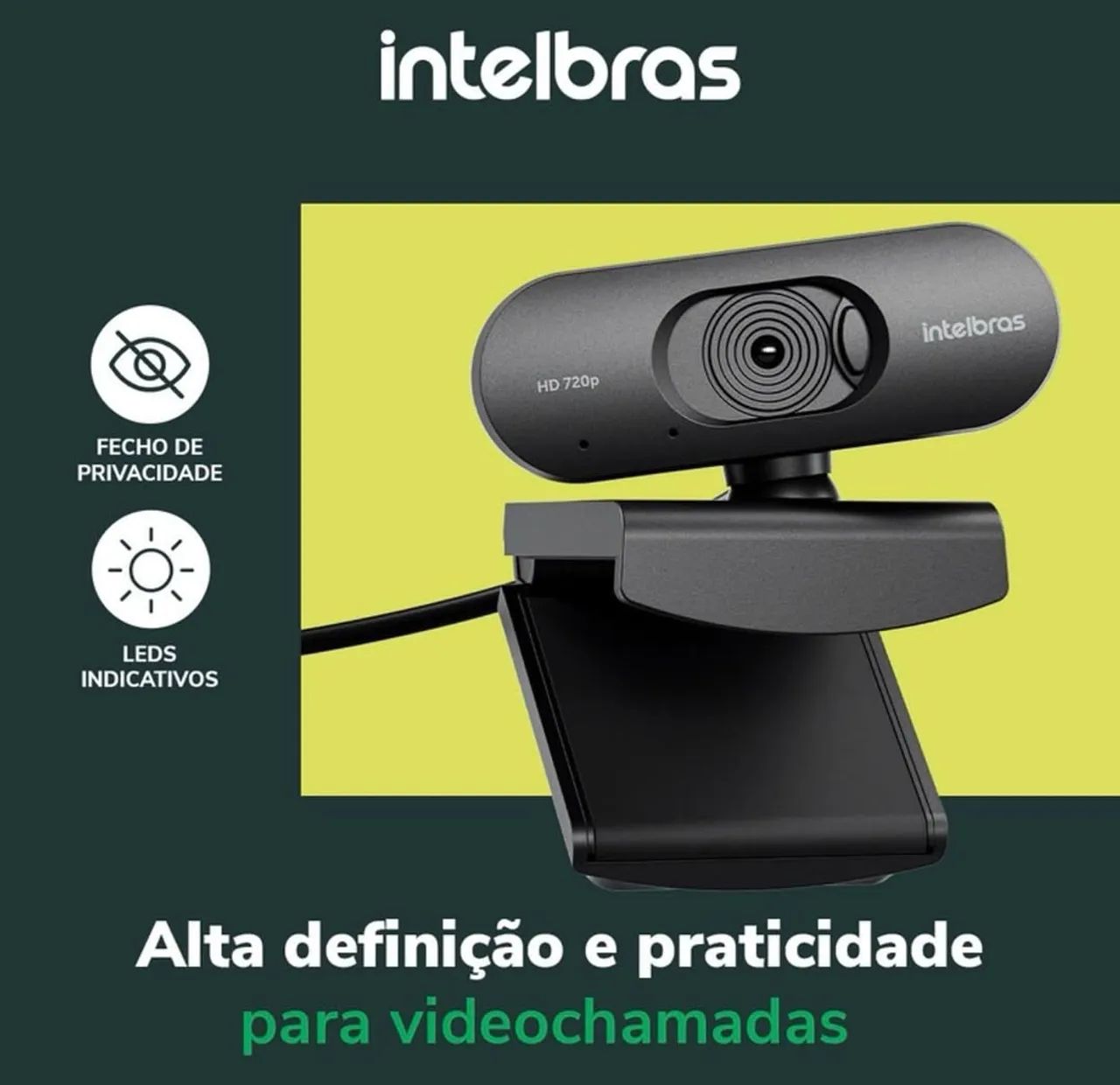 Webcam Intelbras HD USB 0.2 - Foto 2
