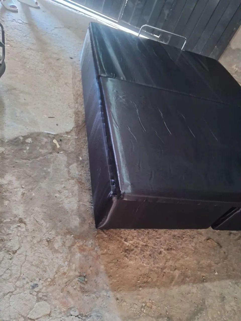 Cama baú queem com colchão encapado  - Foto 5