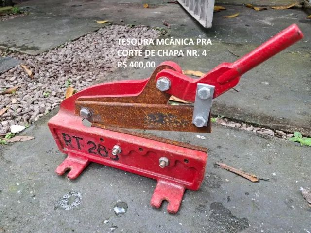 GUILHOTINA MANUAL DE CORTAR CHAPA