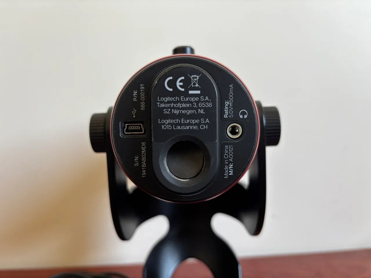 Microfone Blue Yeti USB Red Onyx - Excelente estado - Foto 2