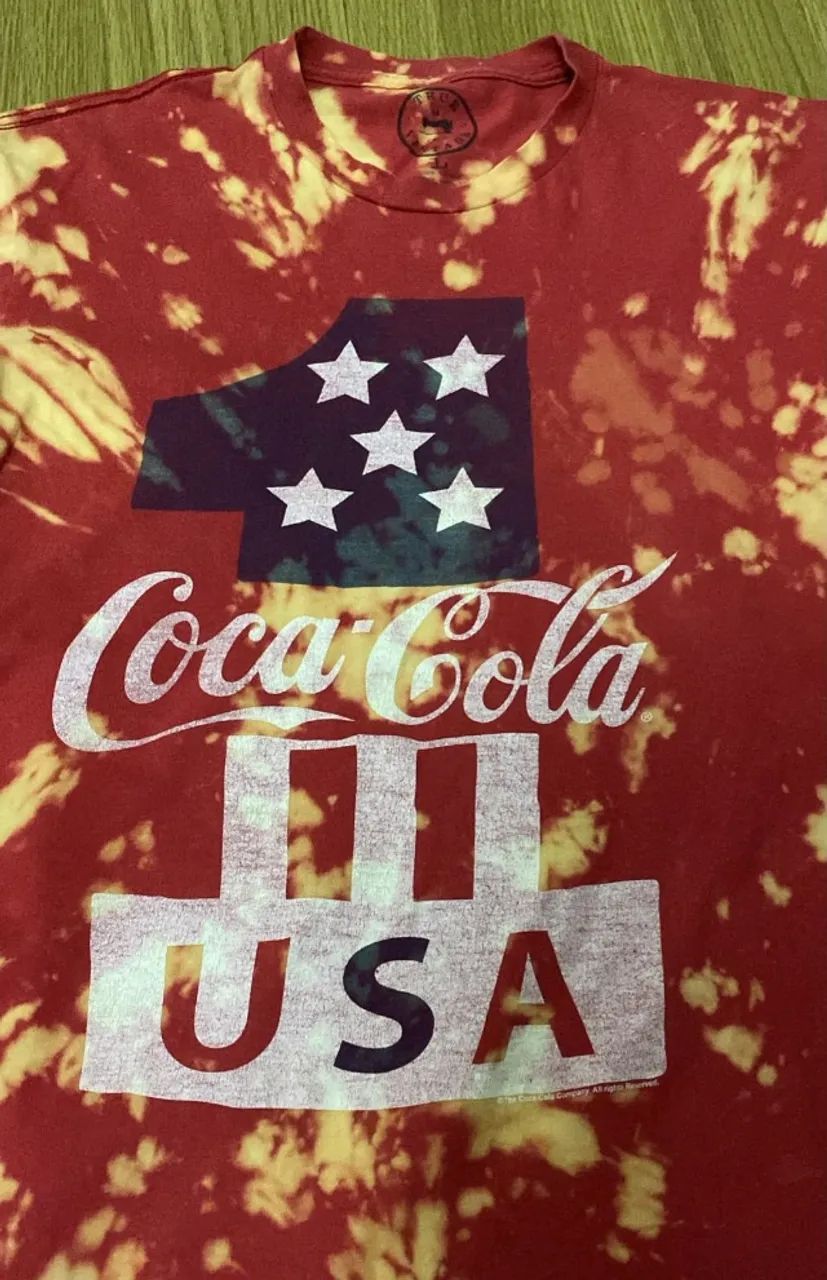 camisa true vintage coca-cola tie-dye - Foto 3