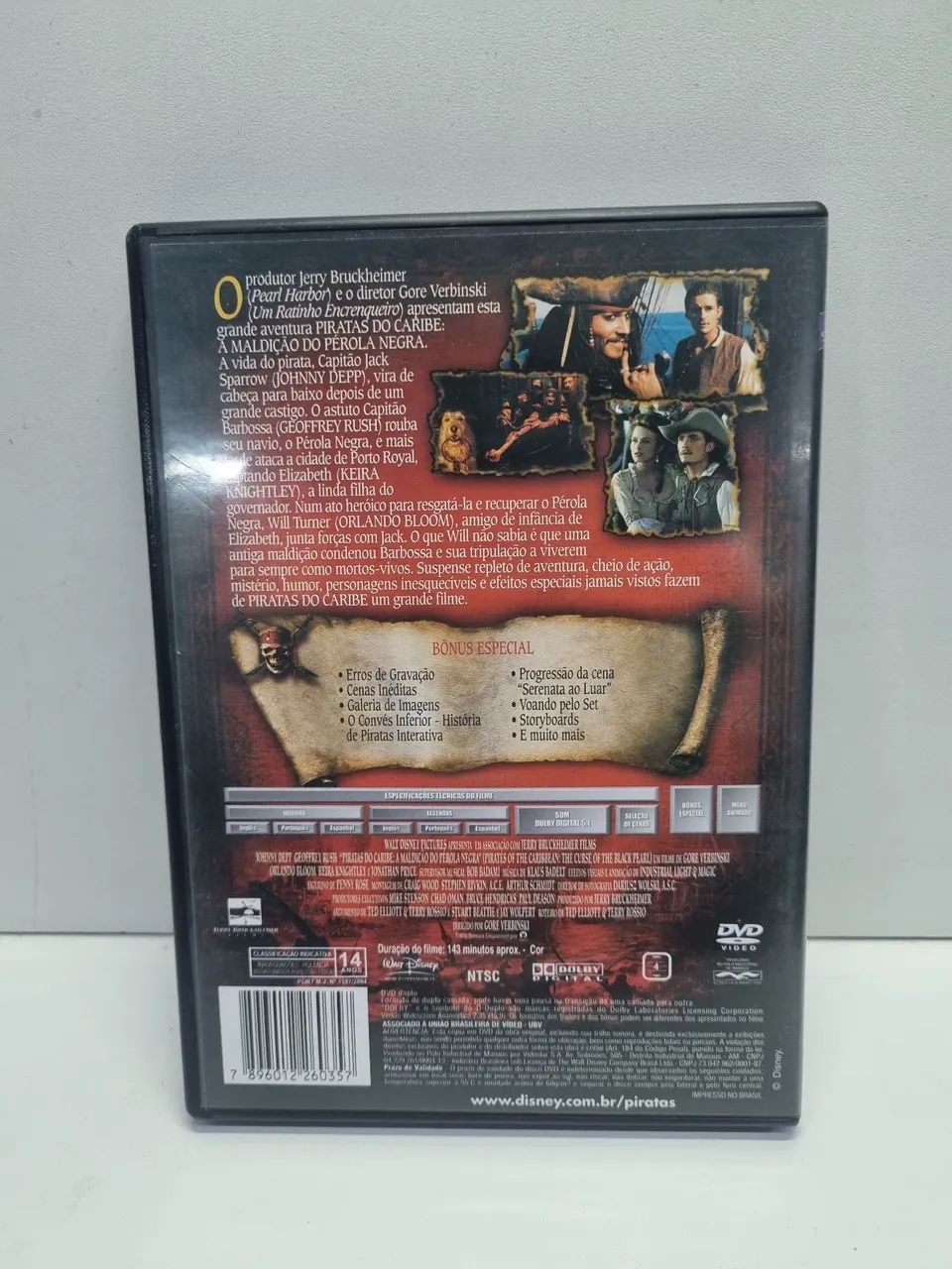 Dvd colecionador piratas do caribe - Foto 5