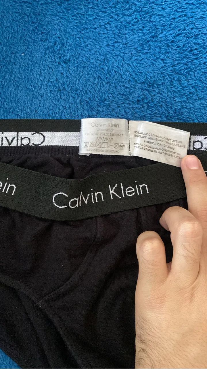 Cueca Preta Calvin Klein M - Foto 5