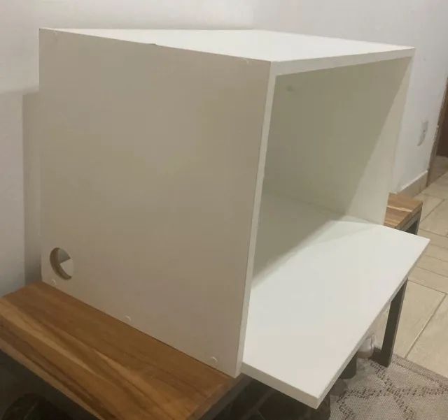 Prateleira/Nicho para Microondas-MDF-Branco