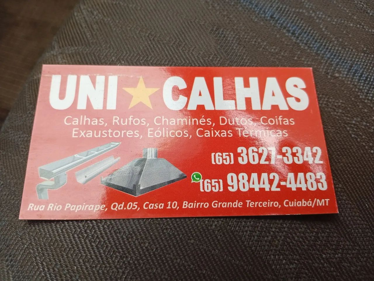 Calhas em geral
