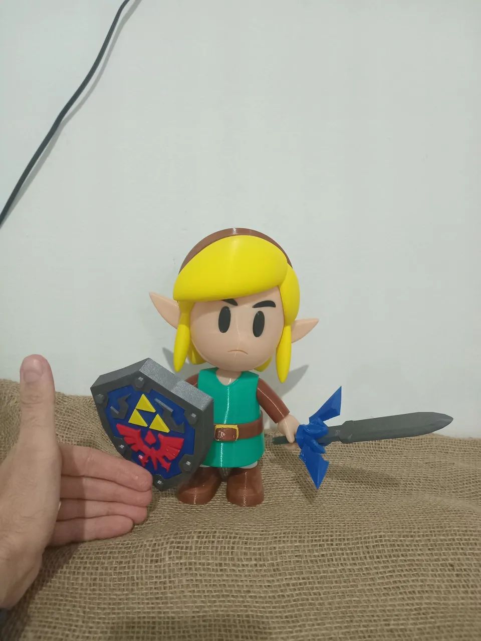 Zelda boneco link gigante 25cm - Foto 2