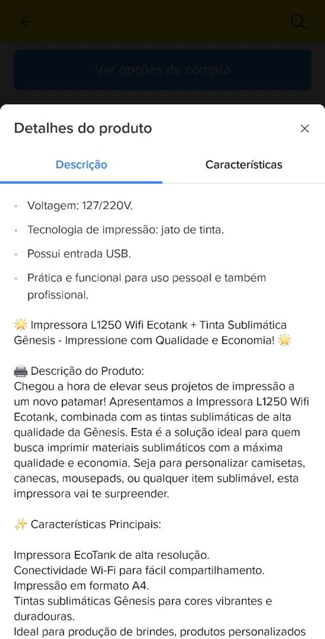 Impressora Sublimática Epson  - Foto 3