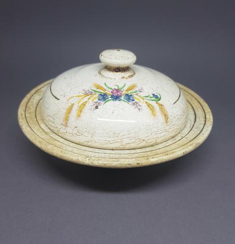 Manteigueira de Porcelana - ANTIGUIDADE - Foto 2