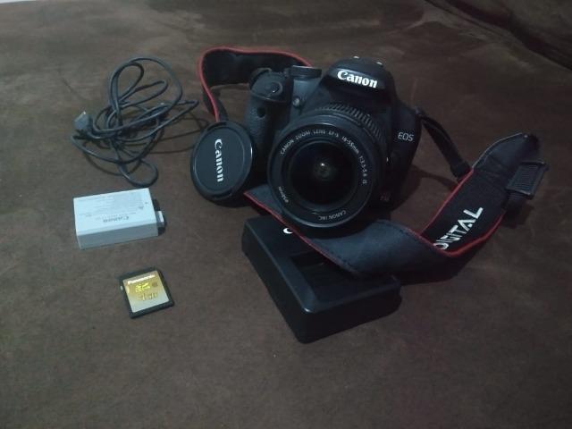 Kit Câmera Profissional Canon EOS Rebel T1i + Lente 18-55mm + Acessórios + Cartão 4GB - Foto 3