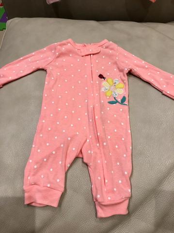 Menina pijamas 0 a 3 meses