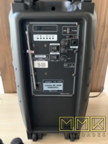 Caixa de som Karaokê Satellite 12 polegadas com 2 microfones sem fio- 499$ LIQUIDANDO - Foto 3