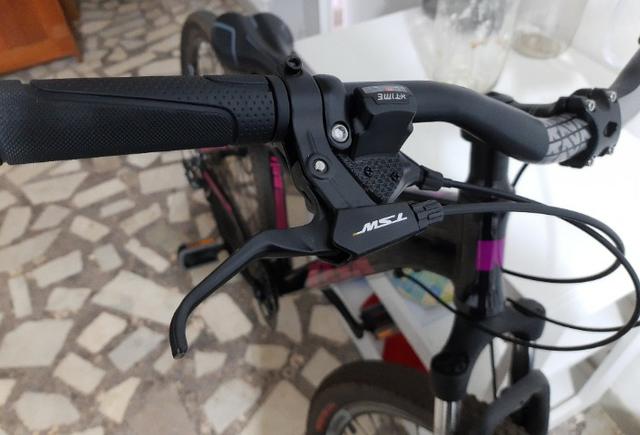 Bicicleta feminina aro 29 rava nina tsw + capacete