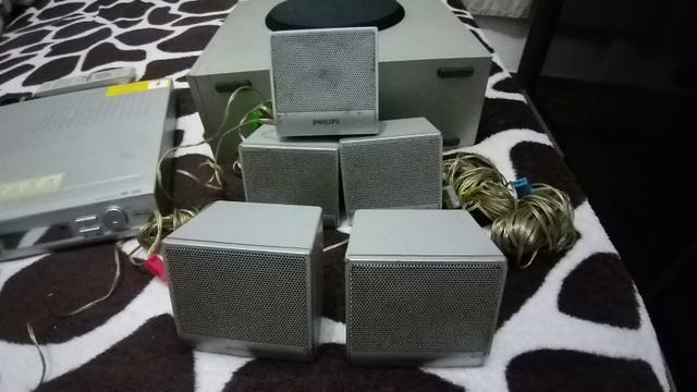 Vendo/Troco em celular - Home Theater Philips HTS3090/78 - Foto 5