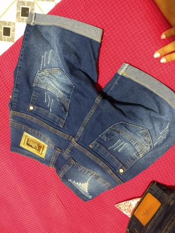 Calça n 38 pequeno , bermudas 36 , blusa pm - Foto 4