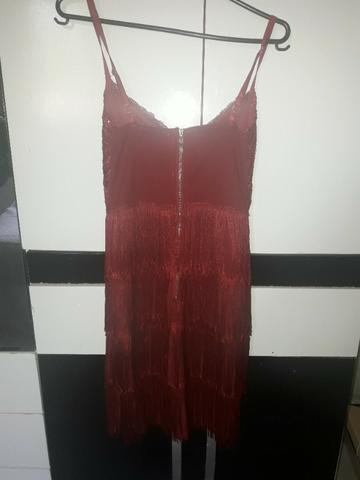 Vestido franjas tamanho P - Foto 2