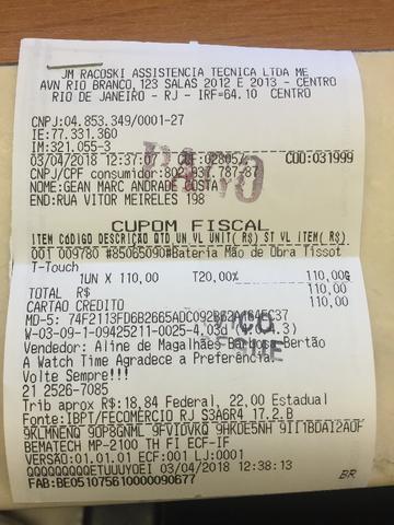 Relógio Tissot T-touch - Revisado Pela Tissot Em 03/04/2018 - Foto 5